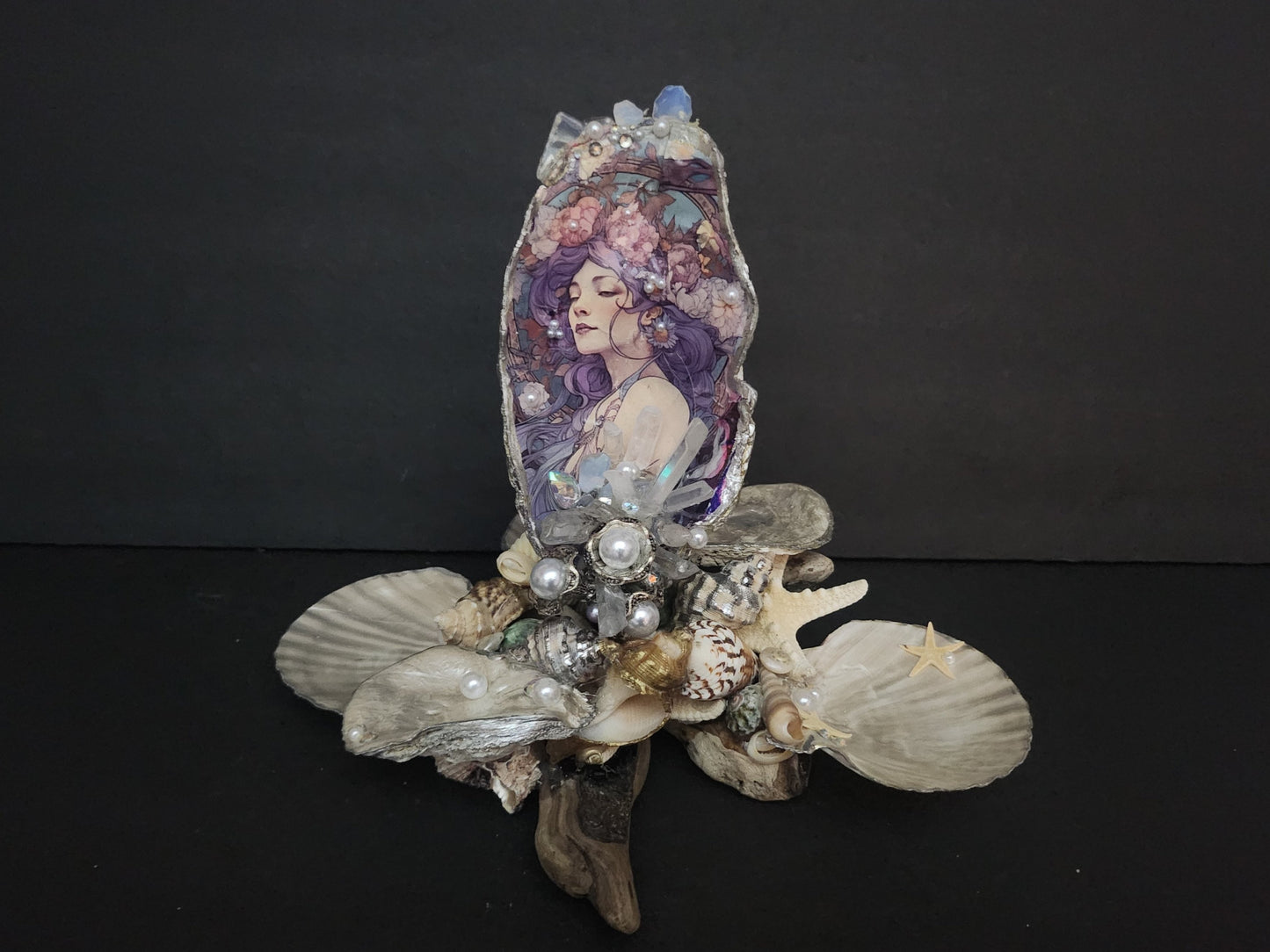 Decoupage XL Oyster Shell - Option 2