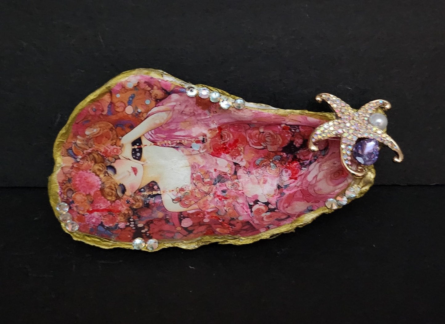 Decoupage XL Oyster Shell - Option 12