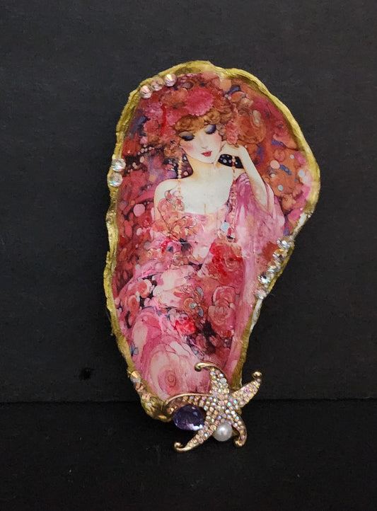 Decoupage XL Oyster Shell - Option 12