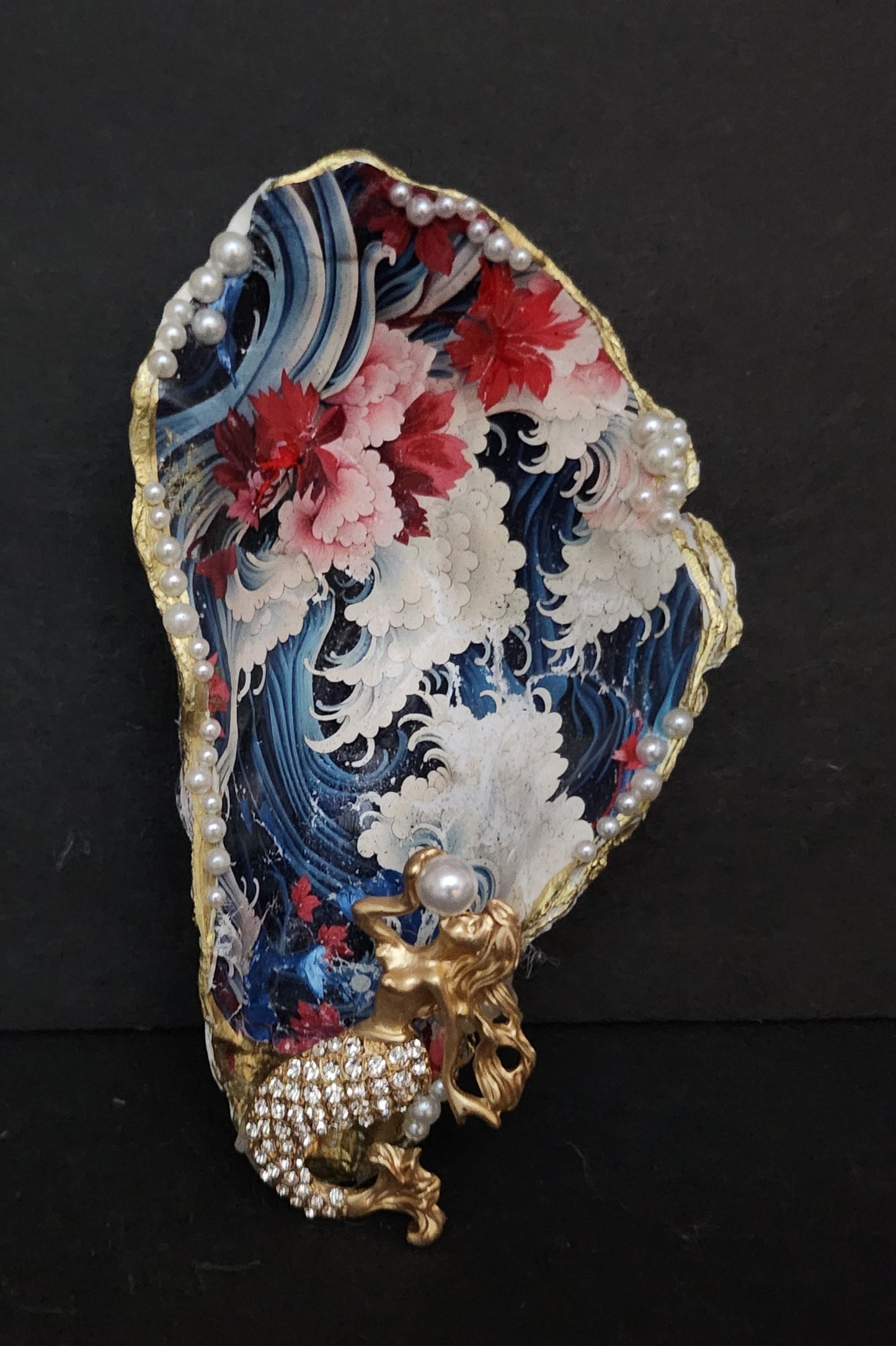 Decoupage XL Oyster Shell - Option 10