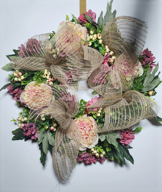Blushing Bloom Radiance Wreath
