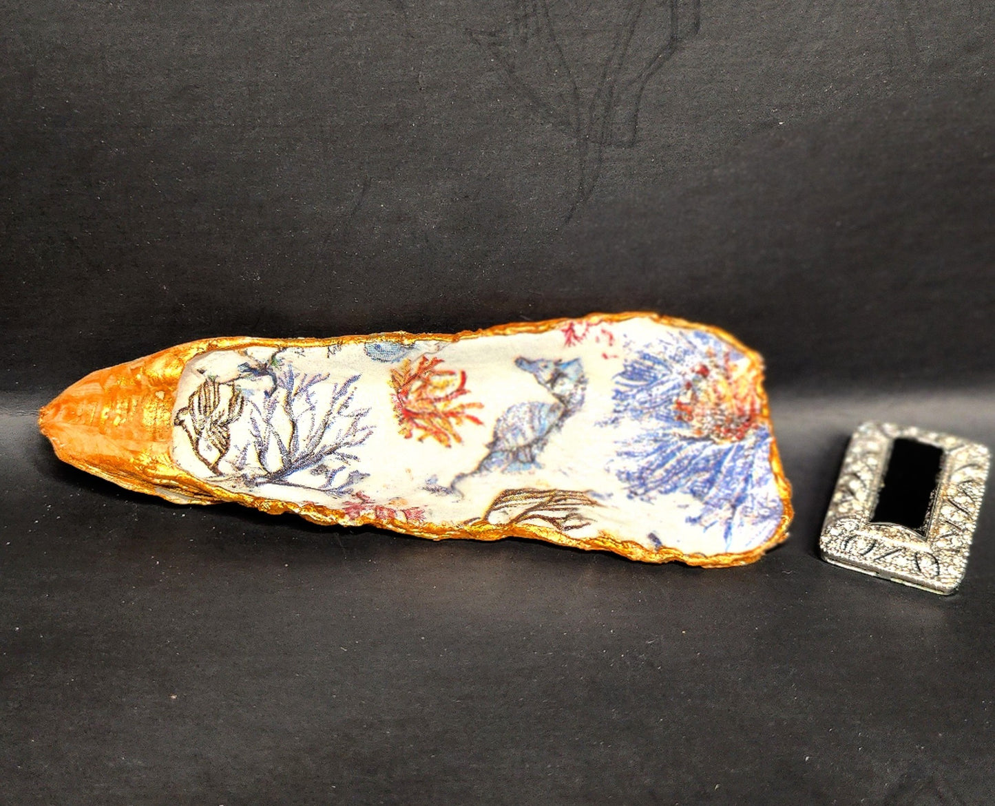 Decoupage Oyster Shell - Option 7