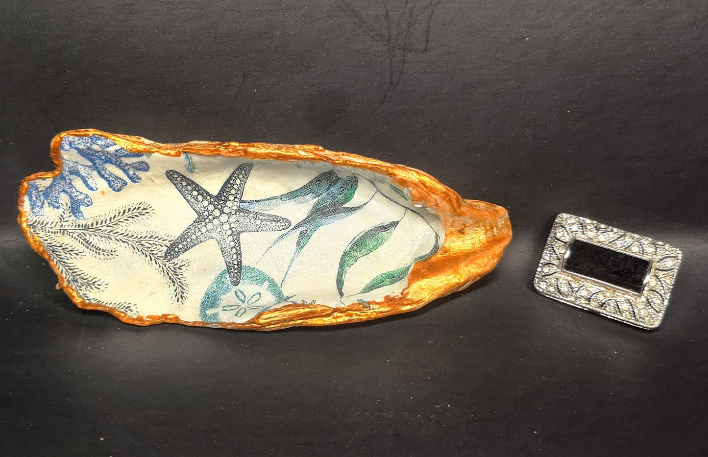 Decoupage Oyster Shell - Option 2