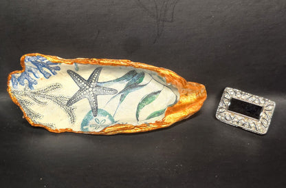 Decoupage Oyster Shell - Option 2