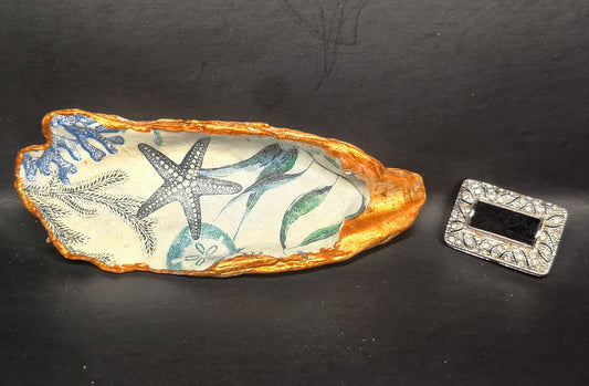 Decoupage Oyster Shell - Option 2