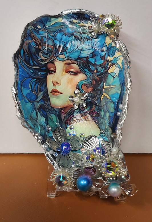 Decoupage XL Oyster Shell - Option 1