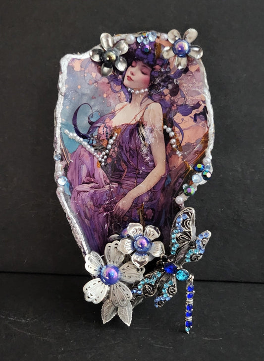 Decoupage XL Oyster Shell - Option 7