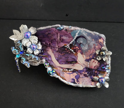 Decoupage XL Oyster Shell - Option 7
