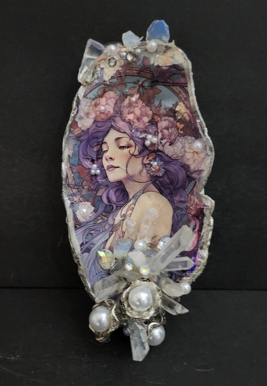Decoupage XL Oyster Shell - Option 2