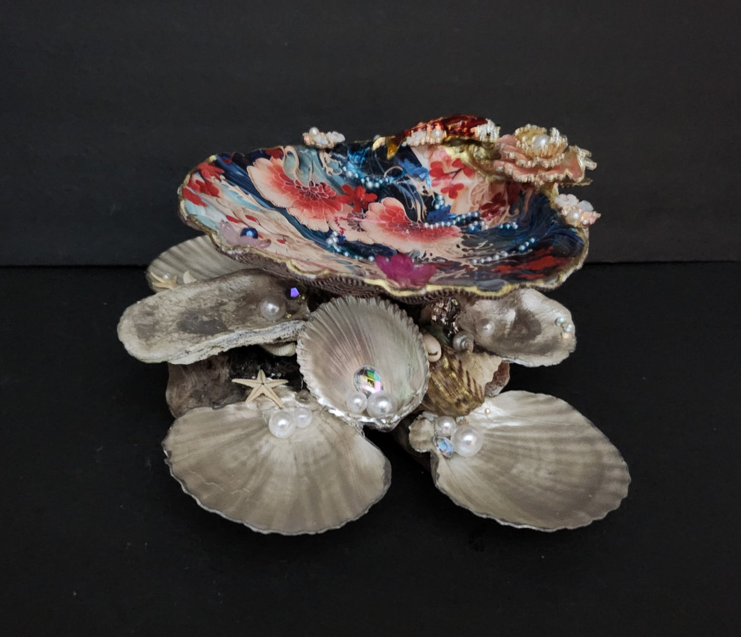 Decoupage Lion Paw Sea Shell - Option 8