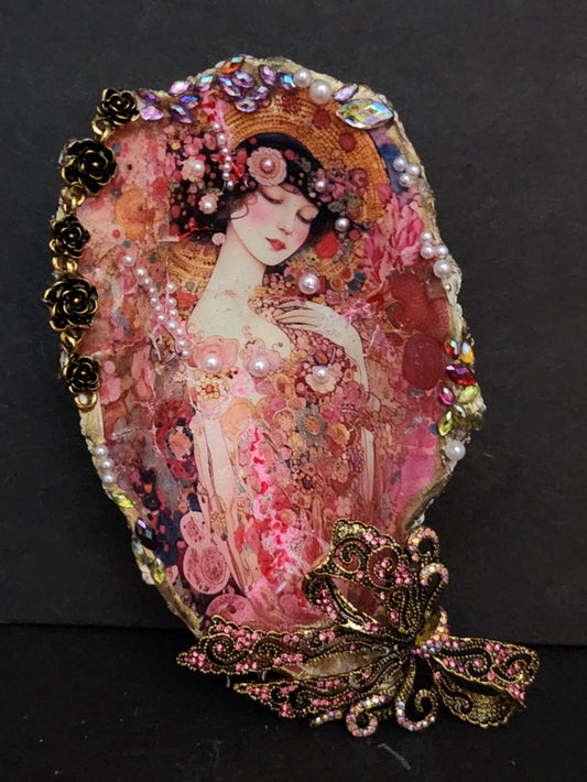 Decoupage XL Oyster Shell - Option 15