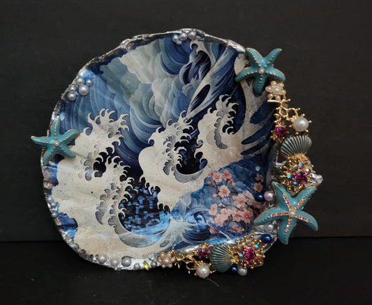 Decoupage Lion Paw Sea Shell - Option 5