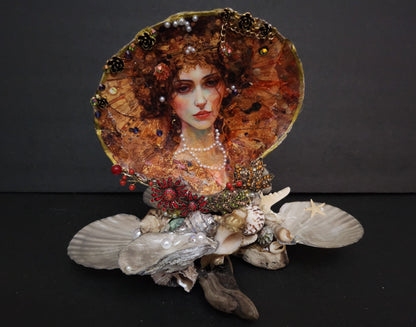 Decoupage Lion Paw Sea Shell - Option 6