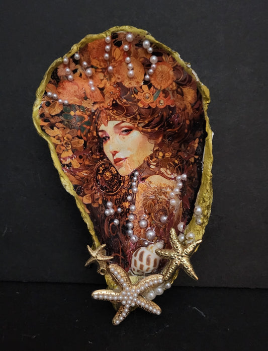 Decoupage XL Oyster Shell - Option 14