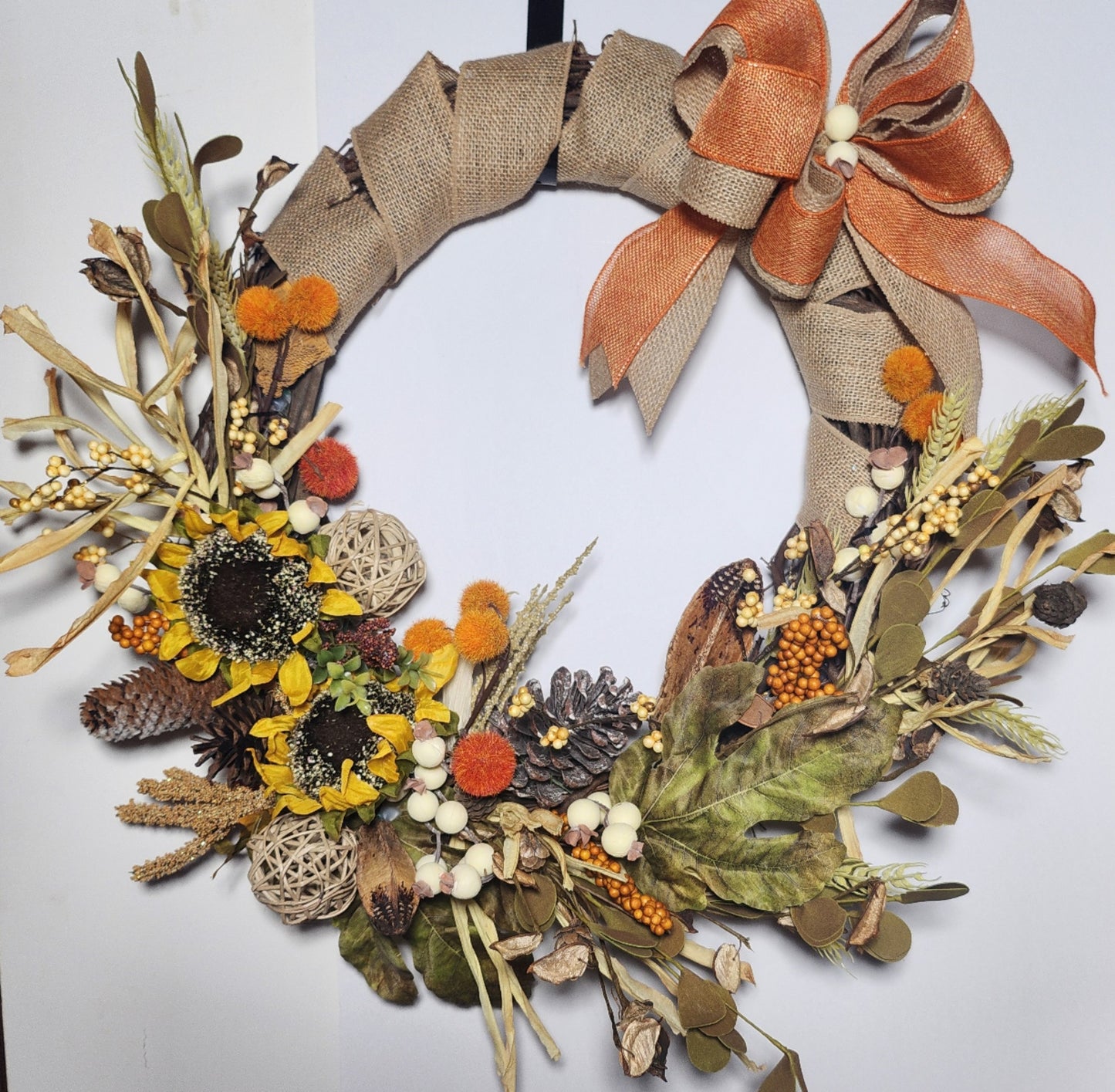 Amber Harvest Wreath