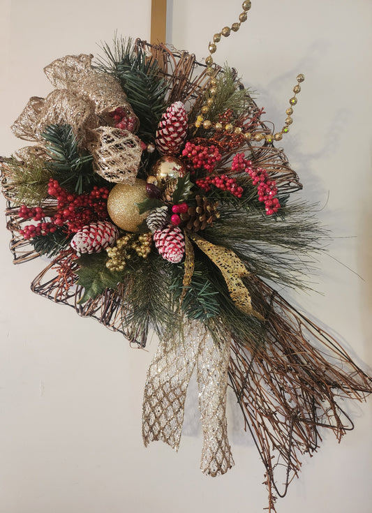 Golden Gatherings Wreath