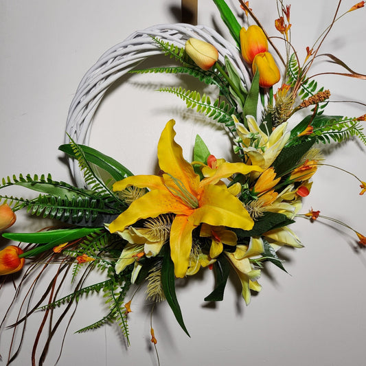 Sunburst Blossom Wreath